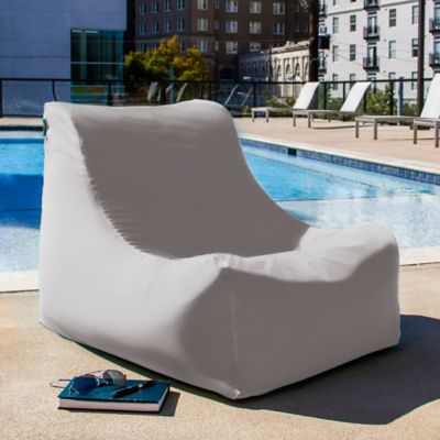 Image showing  Ponce Outdoor Bean Bag Chair, Pearl