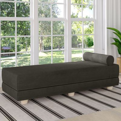 Image showing  Alon Daybed/Fold-Out Mattress, Queen Size, Charcoal