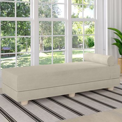 Image showing  Alon Daybed / Fold-Out Queen-Size Mattress , Ivory