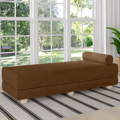 Image showing  Alon Daybed / Fold-Out Queen-Size Mattress, Coffee