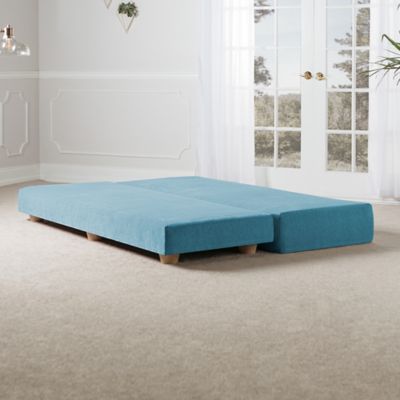 Image showing  Alon Daybed / Fold-Out Queen-Size Mattress, Turquoise