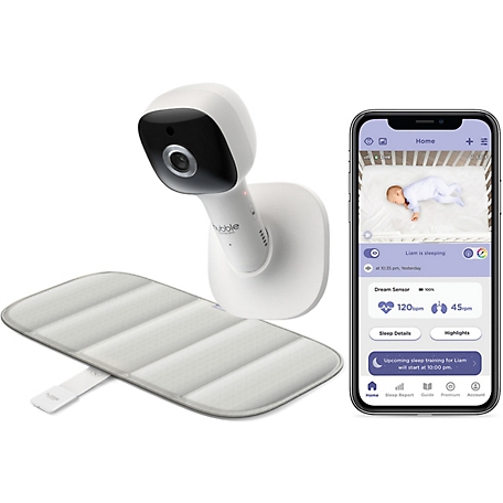 Hubble Connected Dream+ Non-Wearable Smart, Wi-Fi Enabled Baby Movement Monitor, HCSLDRMX