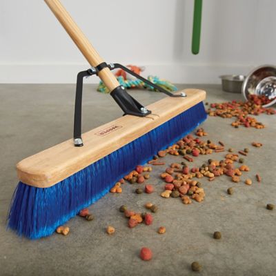Image showing 7 th Harper 24 in. All-Purpose Hardwood/Steel Handle Push Broom for Dust and Gravel