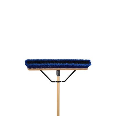 Image showing  24 in. All-Purpose Hardwood/Steel Handle Push Broom for Dust and Gravel