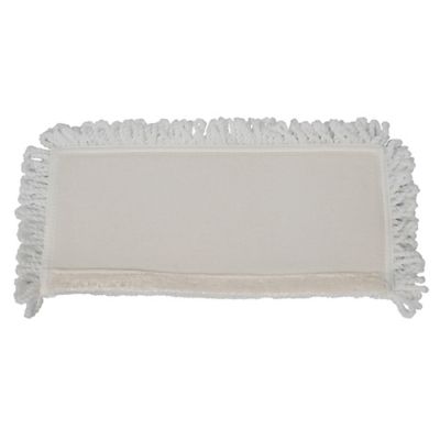 Image showing  Live.Love.Clean. 12.8 in. W Bamboo Hook and Loop Dust Mop Refill Pad