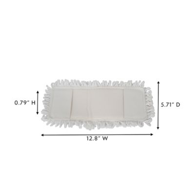 Image showing Harper Live.Love.Clean. 12.8 in. W Bamboo Wrap Around Dust Mop Refill Pad