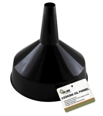 Chard 8 in. Black Plastic Oil Funnel, OF-8