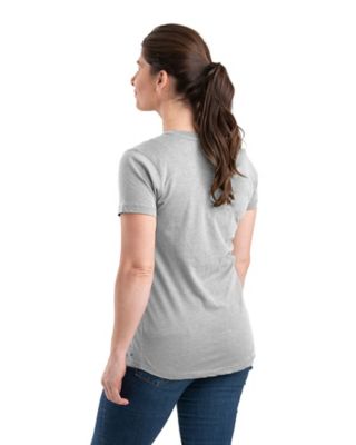 Image showing 1 th Berne Women's Performance V-Neck Short-Sleeve T-Shirt