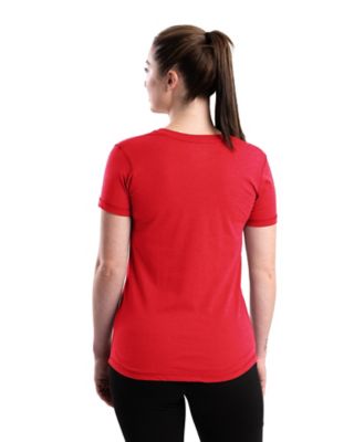 Image showing 1 th Berne Women's Performance V-Neck Short-Sleeve T-Shirt