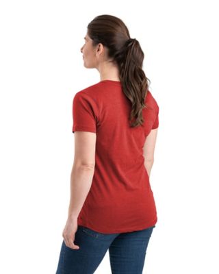 Image showing 1 th Berne Women's Performance V-Neck Short-Sleeve T-Shirt