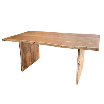 Image showing  Santa Fe Collection Acacia Wood Indoor/Outdoor Live Edge Dining Table