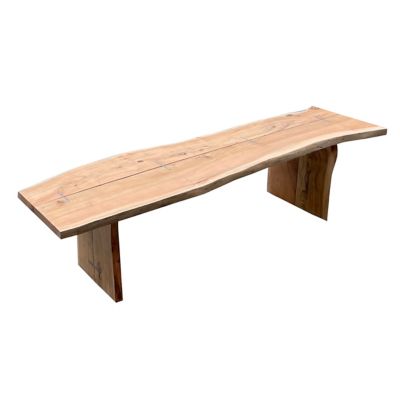 Image showing  Santa Fe Collection Acacia Wood Indoor/Outdoor Live Edge Bench