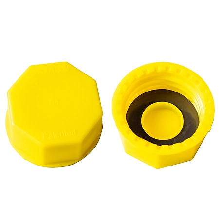EZ-Pour Solid Base Cap, Yellow
