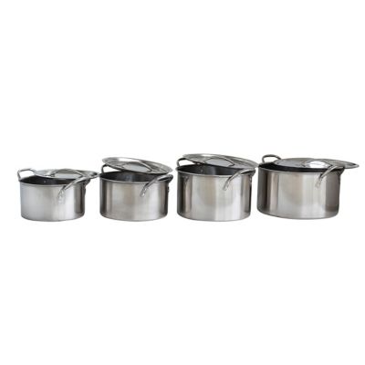Image showing  Stainless Steel Stock Pot Set, 8 pc.