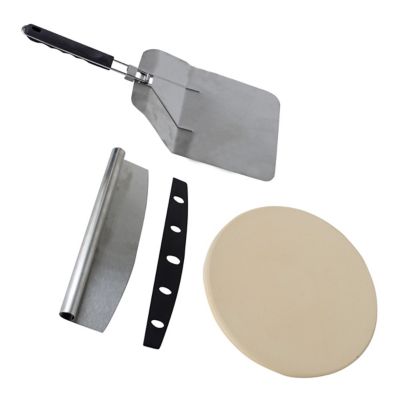 Image showing  3 pc. Professional Style Home Pizza Stone Oven Set, PZSET3