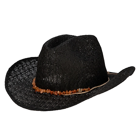 San Diego Hat Company Paperbraid Cowboy with Layred Bands