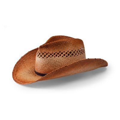 San Diego Hat Company Women's Cowboy Hat with Leather Trim, RHC1070OSTEA