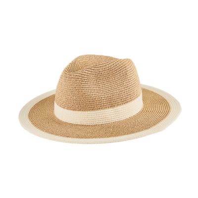 San Diego Hat Company Water Repellent Striped Fedora