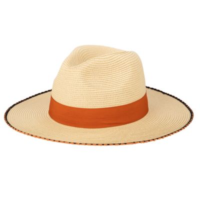 San Diego Hat Company Ultrbraid Fedora with Embroidered Edge