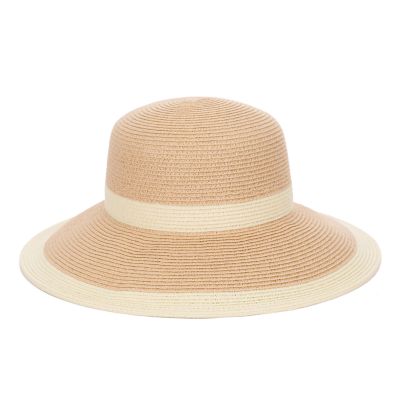 San Diego Hat Company Water Repellent - Ultrabraid Striped Cloche