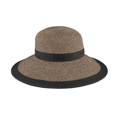 San Diego Hat Company Water Repellent - Ultrabraid Striped Cloche