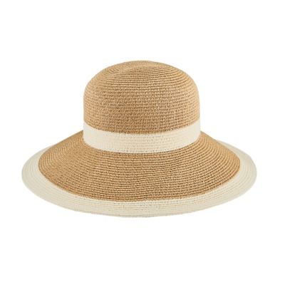 San Diego Hat Company Water Repellent - Ultrabraid Striped Cloche