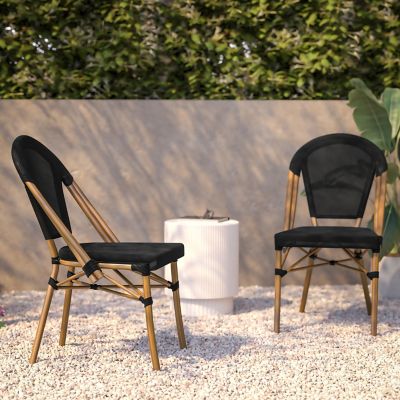Image showing 6 th Flash Furniture Marseille Indoor/Outdoor Commercial French Bistro Stacking Chair