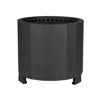 Image showing  Titus Commercial Grade 19.5 in. Smokeless Outdoor Firepit with Waterproof Cover, Black
