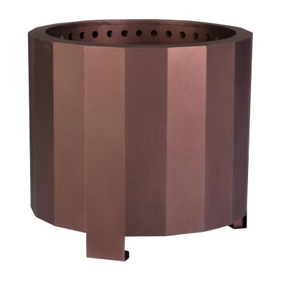 Image showing  Titus Commercial Grade 19.5 in. Smokeless Outdoor Firepit with Waterproof Cover, Bronze