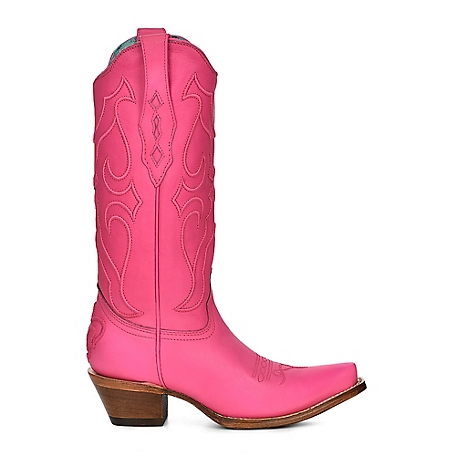Corral Embroidery Cowhide Western Boot Snip Toe, Z5138