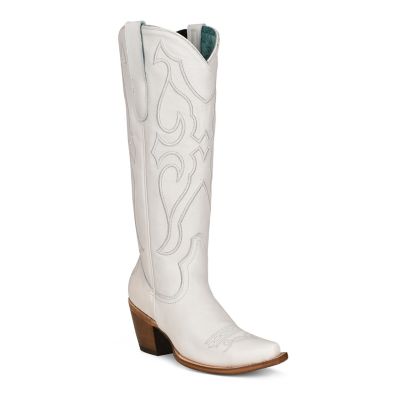 Corral Women's Snip Toe Embroidered Cowhide Western Boots, Z5074