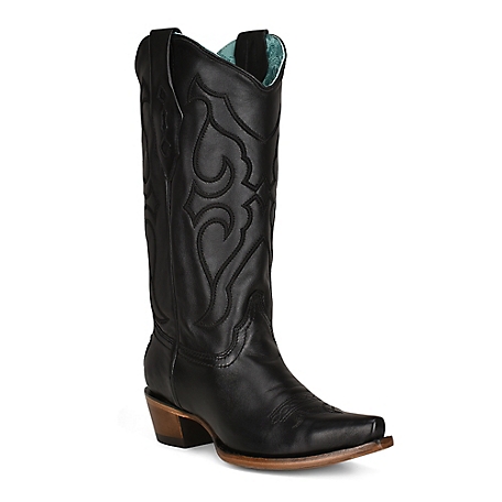 Corral Embroidery Cowhide Western Boot Snip Toe, Z5072