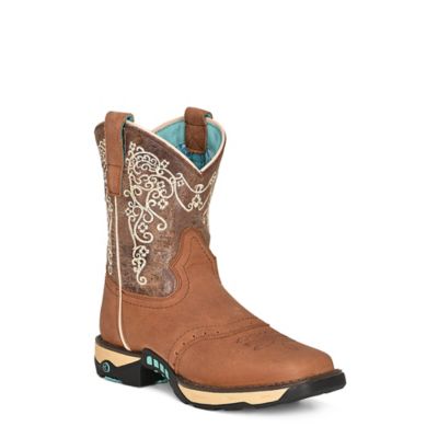 Corral Women's Embroidery/Hydro Leather Vamp/Dual Density Sole Cowhide Ranch Boot Square Toe, W5006
