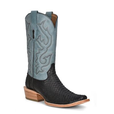 Corral Embroidery Python M Western Boot Narrow Square Toe