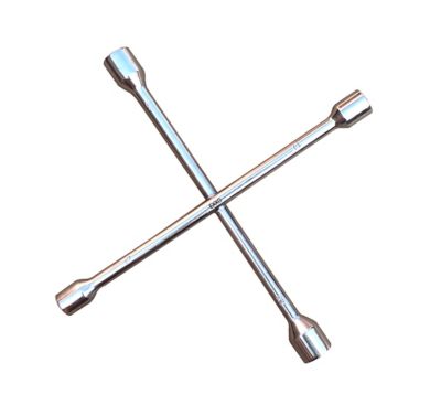 EXXO 14 in. Heavy Duty Universal Lug Wrench, 4 Way Cross Wrench, 8441