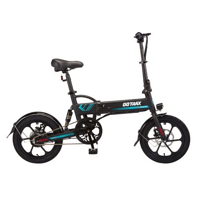 Image showing  16 in. EBE1 Folding Electric Bike, Black