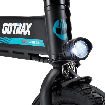 Image showing 5 th GOTRAX 16 in. EBE1 Folding Electric Bike, Black