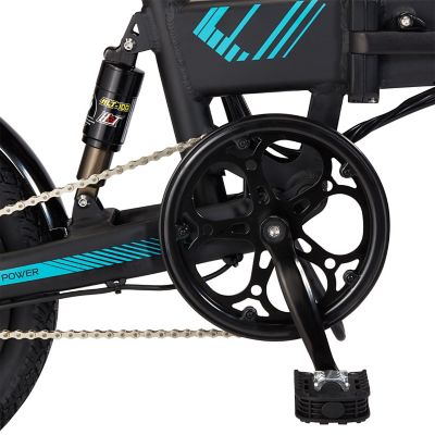 Image showing 7 th GOTRAX 16 in. EBE1 Folding Electric Bike, Black
