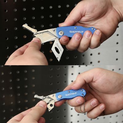 Image showing 7 th Sheffield Folding Lock Back Utility Knives - 2 pk., 12117