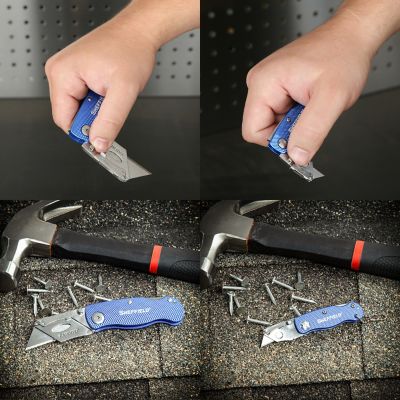 Image showing 9 th Sheffield Folding Lock Back Utility Knives - 2 pk., 12117