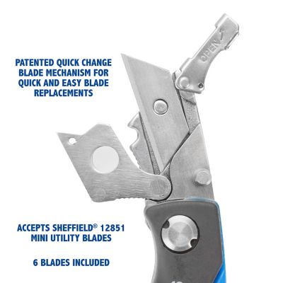 Image showing  Mini Quick Change Lock Back Utility Knife, 12125
