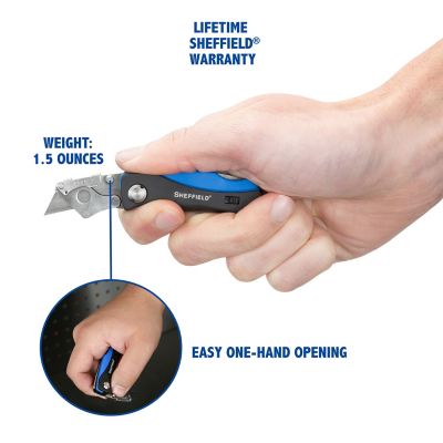 Image showing 6 th Sheffield Mini Quick Change Lock Back Utility Knife, 12125