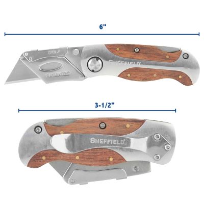Image showing  2.4 in. Premium Folding Lock Back Utility Knives, 2-Pack
