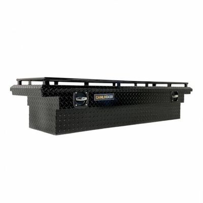 Image showing  Low Profile Aluminum Crossover Truck Toolbox with Rail, CAMS71LPRLGB