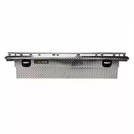 CamLocker Low Profile Aluminum Crossover Truck Tool Box with Rail CAMS71LPRL Crossover Truck Tool Boxes