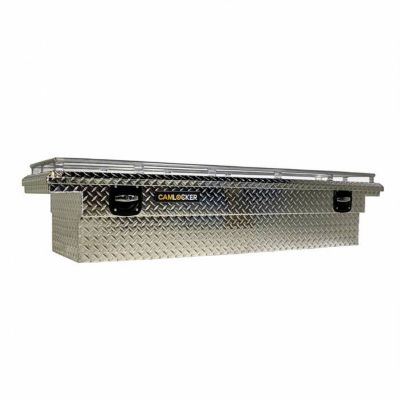 Image showing  Low Profile Aluminum Crossover Truck Toolbox with Rail, CAMS71LPRL