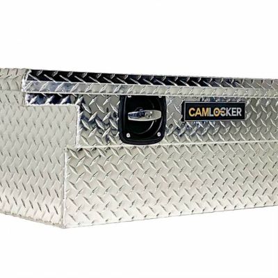 Image showing  Low Profile Aluminum Crossover Truck Toolbox with Rail, CAMS71LPRL