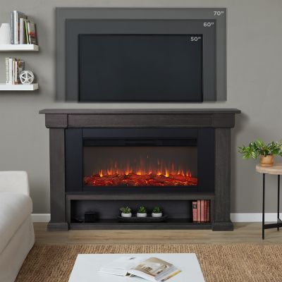 Image showing  Bristow Landscape Electric Fireplace, 4770E-WWD