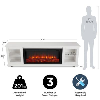 Image showing  Benjamin Landscape Media Electric Fireplace, 5110E-W