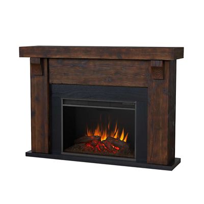 Real Flame Gunnison Grand Electric Fireplace in Chestnut Barnwood -  8700E-CHBW